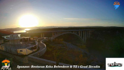 Skradin, řeka Krka, most A1