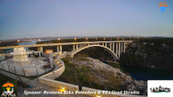 Skradin, řeka Krka, most A1