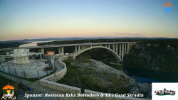 Skradin, řeka Krka, most A1