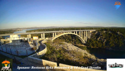 Skradin, řeka Krka, most A1