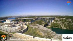 Skradin, řeka Krka, most A1