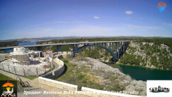 Skradin, řeka Krka, most A1