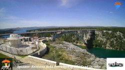 Skradin, řeka Krka, most A1