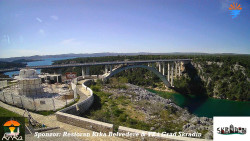 Skradin, řeka Krka, most A1