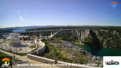 Skradin, řeka Krka, most A1