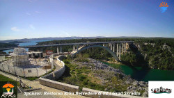 Skradin, řeka Krka, most A1