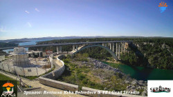 Skradin, řeka Krka, most A1