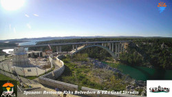 Skradin, řeka Krka, most A1