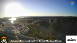 Skradin, řeka Krka, most A1