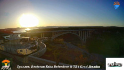 Skradin, řeka Krka, most A1