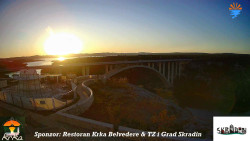 Skradin, řeka Krka, most A1