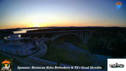 Skradin, řeka Krka, most A1