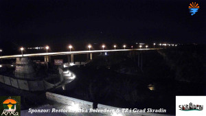 Městečko Skradin - Skradin, řeka Krka, most A1 - 6.4.2026 v 02:15 Městečko Skradin - Skradin, řeka Krka, most A1 - 6.4.2026 v 02:15