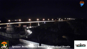 Městečko Skradin - Skradin, řeka Krka, most A1 - 6.4.2026 v 02:45 Městečko Skradin - Skradin, řeka Krka, most A1 - 6.4.2026 v 02:45