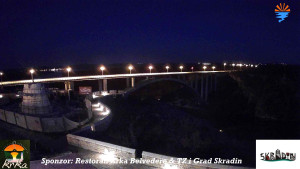 Městečko Skradin - Skradin, řeka Krka, most A1 - 6.4.2026 v 05:45 Městečko Skradin - Skradin, řeka Krka, most A1 - 6.4.2026 v 05:45