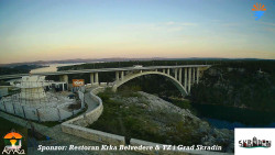 Skradin, řeka Krka, most A1