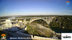 Skradin, řeka Krka, most A1