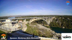 Skradin, řeka Krka, most A1