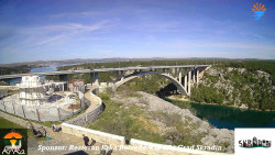 Skradin, řeka Krka, most A1