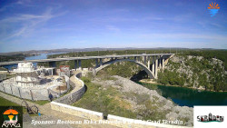 Skradin, řeka Krka, most A1