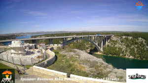 Městečko Skradin - Skradin, řeka Krka, most A1 - 6.4.2026 v 11:15 Městečko Skradin - Skradin, řeka Krka, most A1 - 6.4.2026 v 11:15