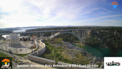 Skradin, řeka Krka, most A1