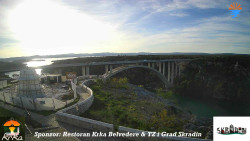 Skradin, řeka Krka, most A1