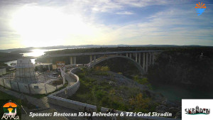 Městečko Skradin - Skradin, řeka Krka, most A1 - 6.4.2026 v 18:30 Městečko Skradin - Skradin, řeka Krka, most A1 - 6.4.2026 v 18:30