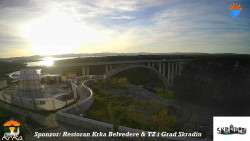 Skradin, řeka Krka, most A1