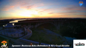 Městečko Skradin - Skradin, řeka Krka, most A1 - 6.4.2026 v 19:45 Městečko Skradin - Skradin, řeka Krka, most A1 - 6.4.2026 v 19:45