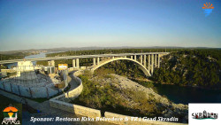 Skradin, řeka Krka, most A1