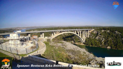 Skradin, řeka Krka, most A1
