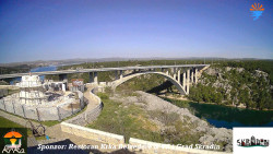 Skradin, řeka Krka, most A1