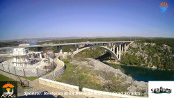 Skradin, řeka Krka, most A1