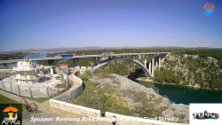 Skradin, řeka Krka, most A1