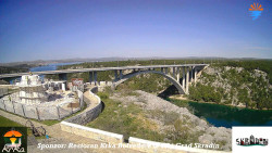 Skradin, řeka Krka, most A1