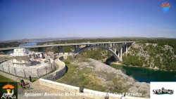 Skradin, řeka Krka, most A1