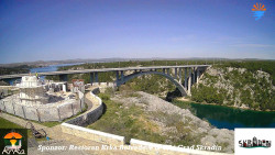 Skradin, řeka Krka, most A1