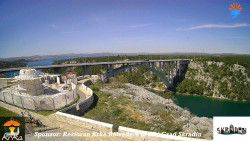 Skradin, řeka Krka, most A1
