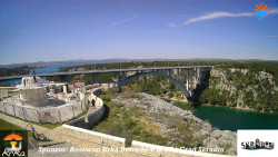 Skradin, řeka Krka, most A1