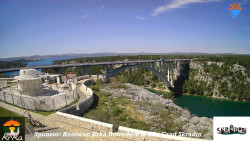 Skradin, řeka Krka, most A1