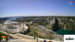 Skradin, řeka Krka, most A1