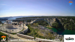 Skradin, řeka Krka, most A1