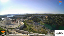 Skradin, řeka Krka, most A1