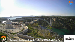 Skradin, řeka Krka, most A1