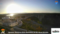 Skradin, řeka Krka, most A1