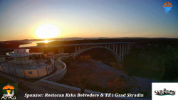 Skradin, řeka Krka, most A1