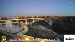 Skradin, řeka Krka, most A1