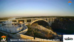 Skradin, řeka Krka, most A1