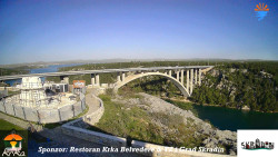 Skradin, řeka Krka, most A1